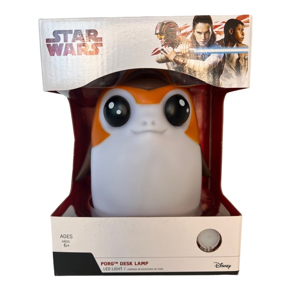 Star Wars The Last Jedi Porg Desk Lamp Collectible New Unopened Box - Picture 8 of 8